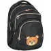 Spirit: Masha a medvěd černý zaoblený školní batoh, batoh 46x31x21cm