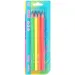 Spirit: Sada tužek Jumbo HB s neonovým povrchem, 4 kusy