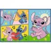 Stitch a jeho přátelé 2x70dílné puzzle - Trefl
