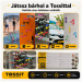 Tossit Family Pack – růžové, fialové, modré, žluté šipky s přísavkami