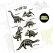 TyToo: Tetování nálepky s dinosaury, které svítí v tmě
