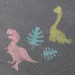 World of Dinosaur: Sada kříd na asfalt s šablonou dinosaurů