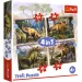 Zajímavé dinosaury 4 v 1 puzzle - Trefl