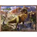 Zajímavé dinosaury 4 v 1 puzzle - Trefl