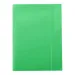 Zelený gumový pořadač ve formátu A4