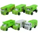 Zelený vůz: Sada 10 ks nákladních vozů pro přepravu odpadu