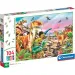Země dinosaurů 104dílné Supercolor puzzle - Clementoni