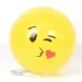 Citronově žlutý emoji míč z gumy 23 cm